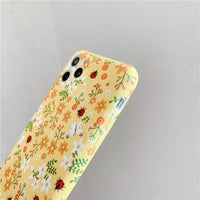 Compatible with  , Creativity Phone Case Frosted Floral Butterfly Phone Case