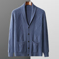 Cashmere Cardigan Men's Half Turtleneck Button Cashmere Coat