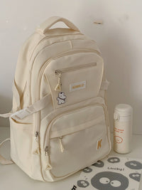 Schoolbag High School Students College Net Red Backpack