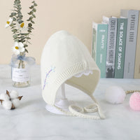 Hand-embroidered Knitted Windproof Earflap Hat