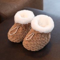Baby Cotton Shoes Fleece-lined Thick Soft Soled Warm