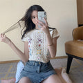 Designer-inspired Niche Slim-fit Short TopInstagram-worthy Trend