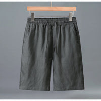 Men's Summer Loose Casual Pure Linen Shorts