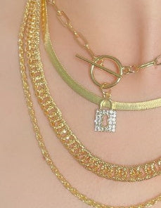 Hip Hop Retro Snake Chain Multi-layer Necklace