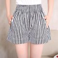 Women's Vertical Striped High Waist Wide Leg Pants