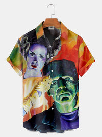 3D Digital Printed Shirt With Four Sides