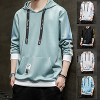 Men's Casual Printed Loose Long Sleeve Top