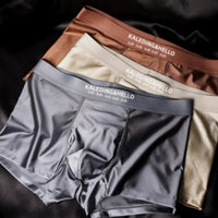 Satin Ice Silk Mens Underwear, Cool And Comfortable Boxer Briefs