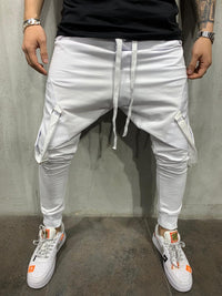 Men's sweatpants tethered