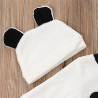 Autumn And Winter Flannel Baby Suit