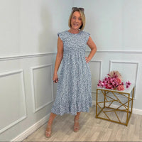 Women's Elegant Floral Print Dress