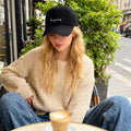 Embroidered Slogan Sunshade Versatile Adjustable Casual Baseball Cap Suitable For All Seasons, Daily Outings, Outdoor Activities, Fashionable Beanie Hat