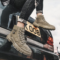 New Style Men's Shoes Fashion High Top Martin Boots