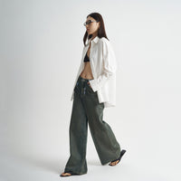 High Waist Loose And Slimming Trousers Mop Pants Women's Jeans