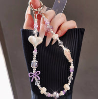 Beaded DIY Bag Charm Versatile Wrist-style Phone Accessory Lanyard