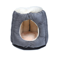 Semi-enclosed cat tent pet nest