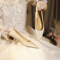 Apricot New Arrival Banquet Bridal Shoes