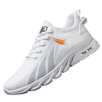 Men's Breathable Flyknit Mesh Blade Running Sports Shoes