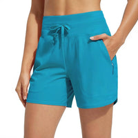 European And American High Waist Yoga Loose Leisure Sports Shorts