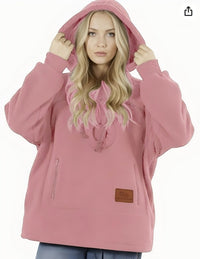 Hooded Loose-fitting Casual Warm Hoodie
