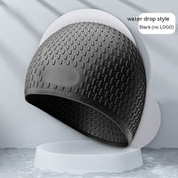 Fashion Silicone Water Drop Swimming Cap