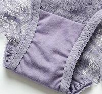 women's sexy floral lace underwear low-rise