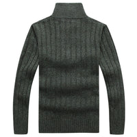 Stand collar sweater