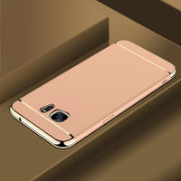 Frosted three-segment mobile phone case
