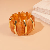 Irregular Acrylic Diamond-Shaped Stretch Bracelet From Europe And The US