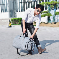 Modoker Garment Bag with Shoulder StrapDuffel Bag Carry on Hanging Suitcase Clothing Travel Business Bag Multiple Pockets