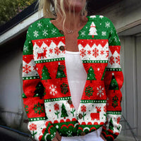 Trade 3D Digital-print Cardigan Sweater