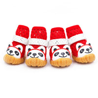 Pet Dog Breathable Mesh Shoes Soft One Pair Four