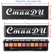 Creative 10 Color Matte Pearlescent Eyeshadow Palette