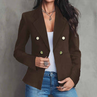 Double-breasted Elegant Blazer For Women