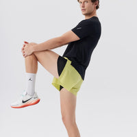 Men's Lined Three-quarter-length Shorts With A Back Waist Pocket