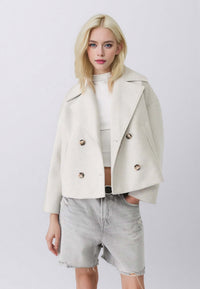 Foreign Trade European And American Women's Clothing Long Sleeve Coat Overcoat