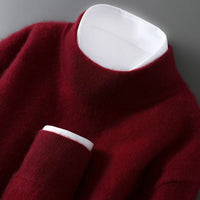 Men's Half-Neck Pullover Base Sweater