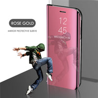 Electroplating Mirror Leather Case For Samsung Note20U Mobile Phone Case