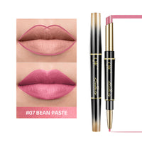 2-in-1 Matte Waterproof Non-Stick Lipstick Pencil