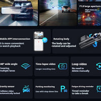 Driving Recorder Line-free 4K Night Vision 360 Panoramic Parking Surveillance