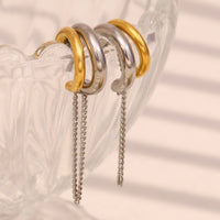 Chain Tassel Long Ear Top All-match