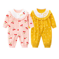 2 Pieces Of Newborn Baby Female Romper Jumpsuit