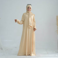 Middle East Dubai Turkey Headscarf Dress