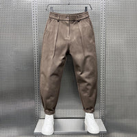 Autumn And Winter Draping Woolen Wide-leg Pants