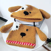 Acrylic Handmade Crocheted Dog Hat