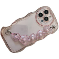 Jelly Powder Aixin Chain Mobile Phone Shell