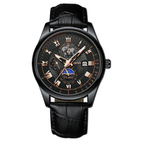 Men's Waterproof Luminous Wrist Belt Moon Quartz Watch