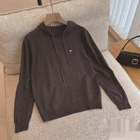 Women's Casual And Versatile Pullover Wool Hoodie Jacket