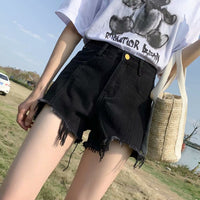 New Slimming High-waisted Denim Shorts For Women