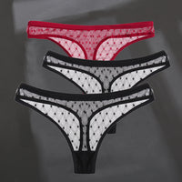 Fashion Sexy Solid Color Breathable Women's Thong